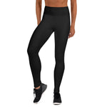 High Waisted UltraFit Yoga Leggings - black - RAPBLUE