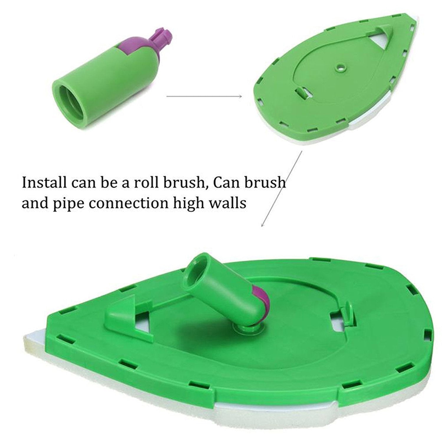 Easy Painting Roller and Sponge Set (3 metal sticks included) - RAPBLUE