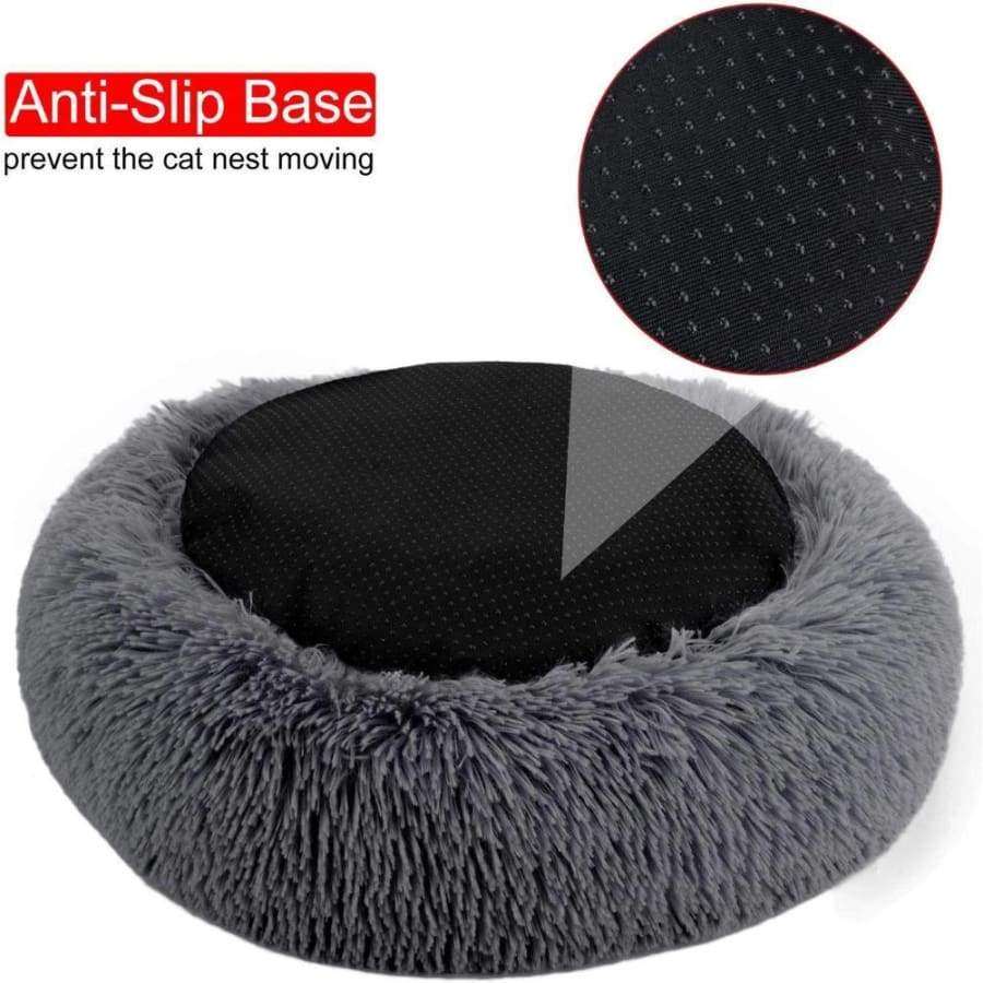 Round & Raised Cat Marshmallow Bed - RAPBLUE