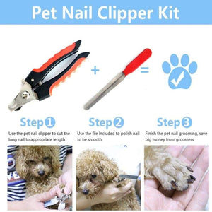 Stainless Steel Dog Nail Clippers - RAPBLUE