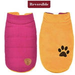 Warm Reversible Dog Winter Coat - RAPBLUE