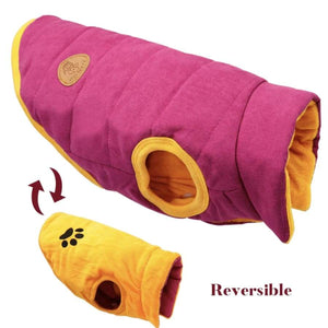 Warm Reversible Dog Winter Coat - RAPBLUE