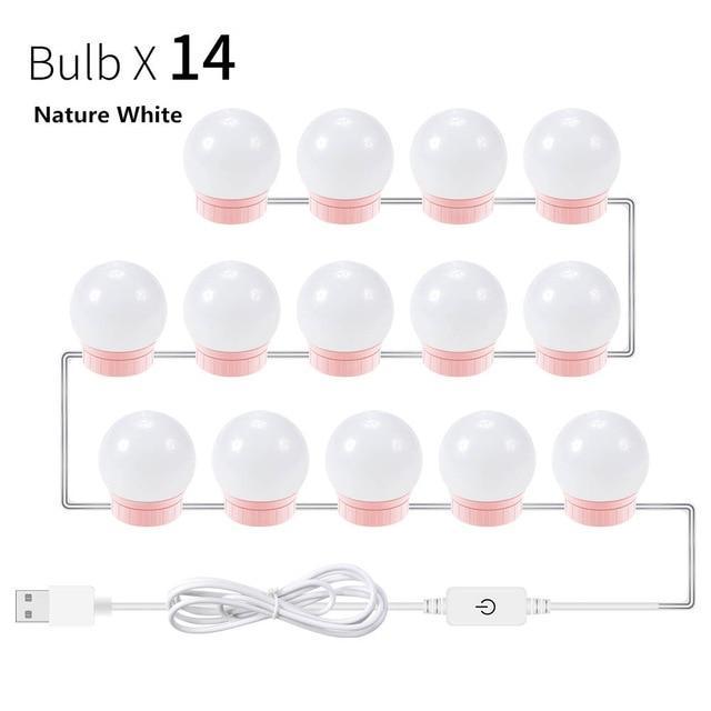 Makeup Vanity Mirror with Lights Hollywood Style Mirror Bulbs - RAPBLUE