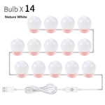 Makeup Vanity Mirror with Lights Hollywood Style Mirror Bulbs - RAPBLUE