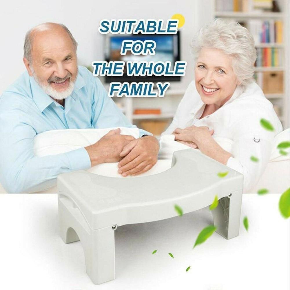 Folding multi -function toilet stool - RAPBLUE