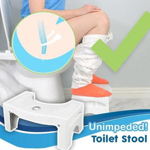 Folding multi -function toilet stool - RAPBLUE