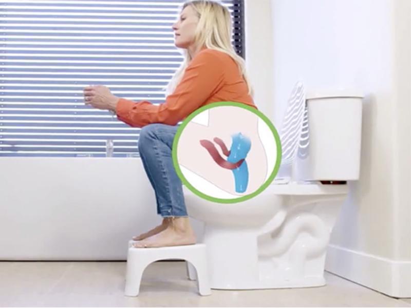 Folding multi -function toilet stool - RAPBLUE