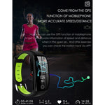 New IP68 Waterproof Fitness Bracelet Blood Pressure Monitor Sleep Tracker Pedometer Smartwatch - RAPBLUE