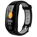 New IP68 Waterproof Fitness Bracelet Blood Pressure Monitor Sleep Tracker Pedometer Smartwatch - RAPBLUE