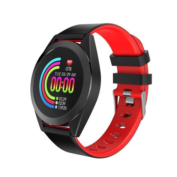 Inch Sport IP67 Waterproof Heart Rate Blood Pressure Sleep Monitor Pedometer Smartwatch - RAPBLUE
