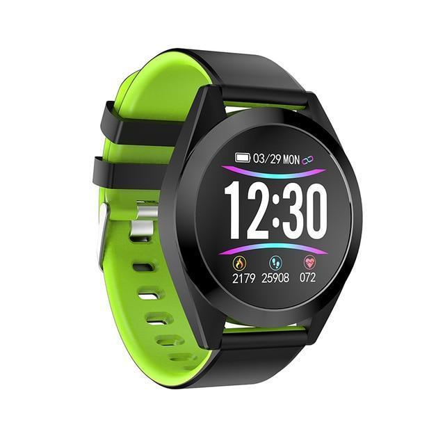Inch Sport IP67 Waterproof Heart Rate Blood Pressure Sleep Monitor Pedometer Smartwatch - RAPBLUE