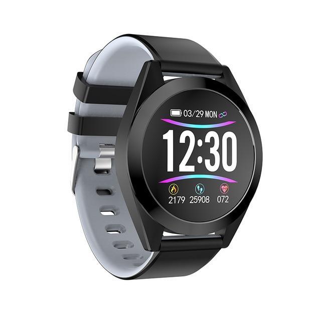 Inch Sport IP67 Waterproof Heart Rate Blood Pressure Sleep Monitor Pedometer Smartwatch - RAPBLUE