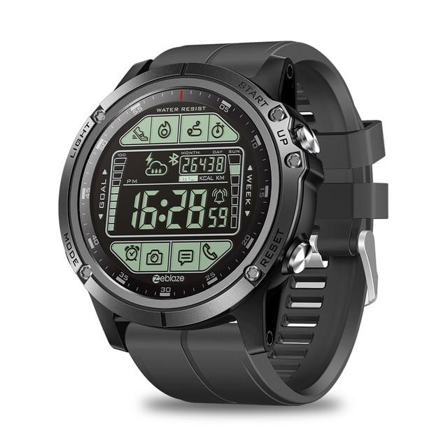 New Water Resistant Rugged Outdoor Smartwatch Real-time Weather Calorie Fitness Tracker - RAPBLUE