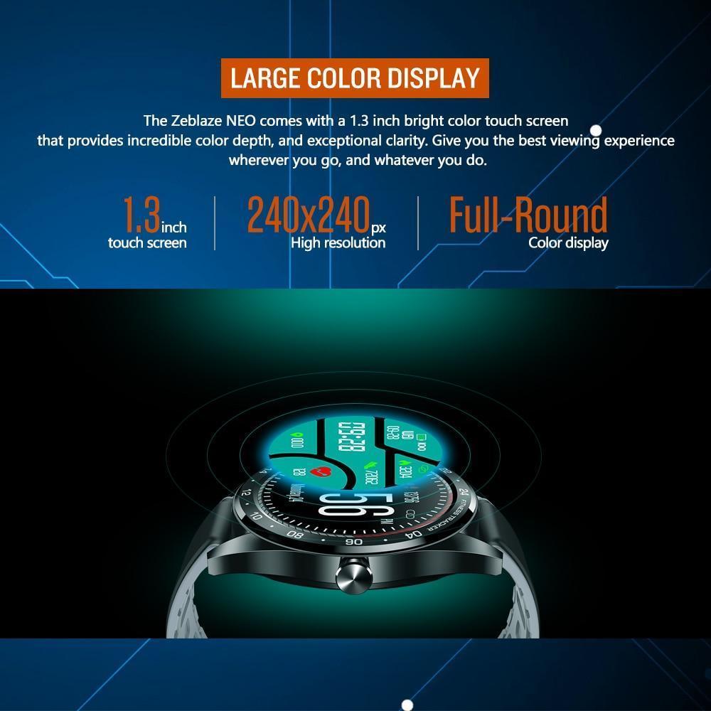 New Colour Touch Display Heart Rate Blood Pressure IP67 Waterproof Smartwatch For Android iPhone - RAPBLUE