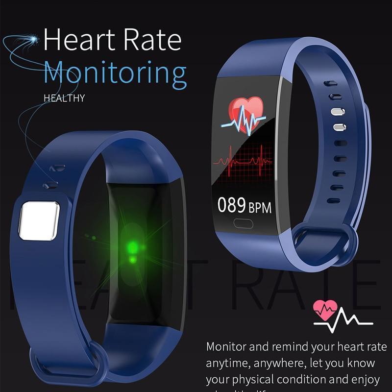 New Sport Fitness Tracker Waterproof Heart Rate Monitor Smart Wristband Watch For iPhones Android - RAPBLUE