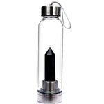 Natural Crystal Quartz Point Healing Water Bottle - RAPBLUE