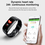 Heart Rate Smart watch Monitor IP67 Wrist Watch Fitness Bracelet Tracker Pedometer For iPhone Androids - RAPBLUE