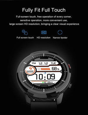 New IP67 Waterproof Heart Rate Monitor Blood Pressure Fitness Tracker Smartwatch For Android iPhone - RAPBLUE