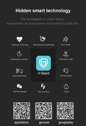 New IP68 Waterproof Step Heart Rate Blood Pressure Tracker Sport Fitness Smartwatch For iPhone Android - RAPBLUE