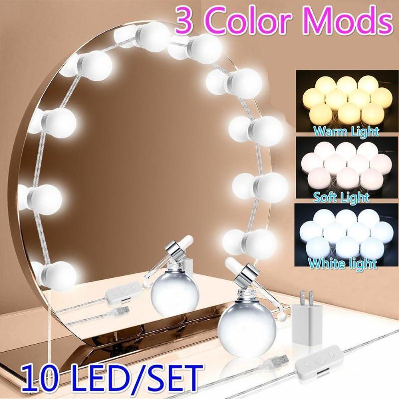 Light up Makeup Mirror Full Length Mirror with Lights LED Vanity Lights - RAPBLUE
