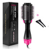 Blow Dryer Brush One Step Hair Dryer Heated Brush Round - RAPBLUE