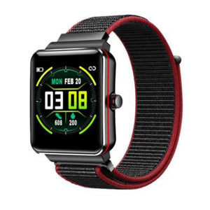 New IP68 Waterproof Step Heart Rate Blood Pressure Tracker Sport Fitness Smartwatch For iPhone Android - RAPBLUE