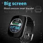 New Multifunctional Heart Rate Blood Pressure Monitoring Pedometer Sport Fitness Tracker Smart Wristband - RAPBLUE
