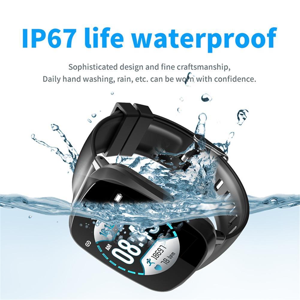 New Multifunctional Heart Rate Blood Pressure Monitoring Pedometer Sport Fitness Tracker Smart Wristband - RAPBLUE