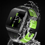 New IP68 Waterproof Heart Rate Monitor Weather Forecast Activity Fitness Tracker Sport Smartwatch - RAPBLUE