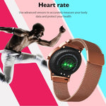 Full Round Touch Screen Heart Rate Monitor IP67 Waterproof Smartwatch - RAPBLUE