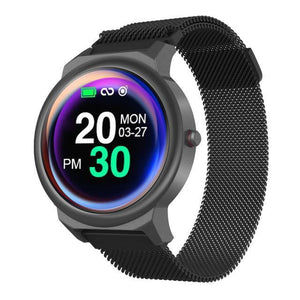 Full Round Touch Screen Heart Rate Monitor IP67 Waterproof Smartwatch - RAPBLUE