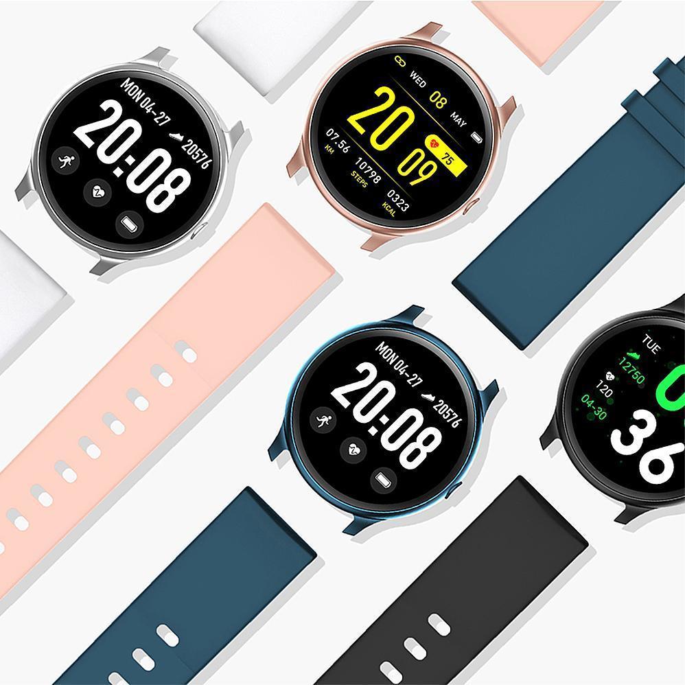 New IP67 Waterproof Multiple Sport Mode Heart Rate Fitness Tracker Weather Forecast Bluetooth Smartwatch - RAPBLUE