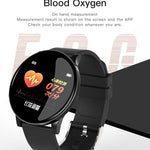 New Fitness Bracelet Heart Rate Monitor Tracker Smartwatch Waterproof Wrist Digital Watch For iPhone Android Gifts - RAPBLUE