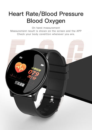 New Fitness Bracelet Heart Rate Monitor Tracker Smartwatch Waterproof Wrist Digital Watch For iPhone Android Gifts - RAPBLUE