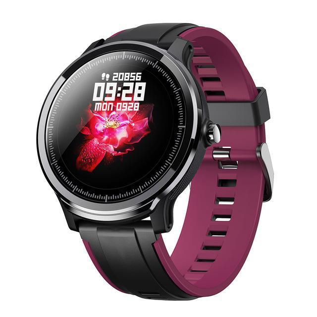 New IP68 Waterproof 1.3 Inch Heart Rate Monitor Fitness Tracker Sport Smartwatch For Android IOS - RAPBLUE