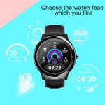 New IP68 Waterproof 1.3 Inch Heart Rate Monitor Fitness Tracker Sport Smartwatch For Android IOS - RAPBLUE