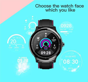 New IP68 Waterproof 1.3 Inch Heart Rate Monitor Fitness Tracker Sport Smartwatch For Android IOS - RAPBLUE