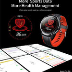 New IP68 Waterproof 1.3 Inch Heart Rate Monitor Fitness Tracker Sport Smartwatch For Android IOS - RAPBLUE