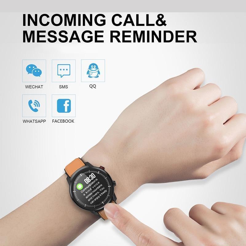 New IP68 Waterproof Heart Rate Pedometer Fitness Tracker Smartwatch For iPhone Androids - RAPBLUE