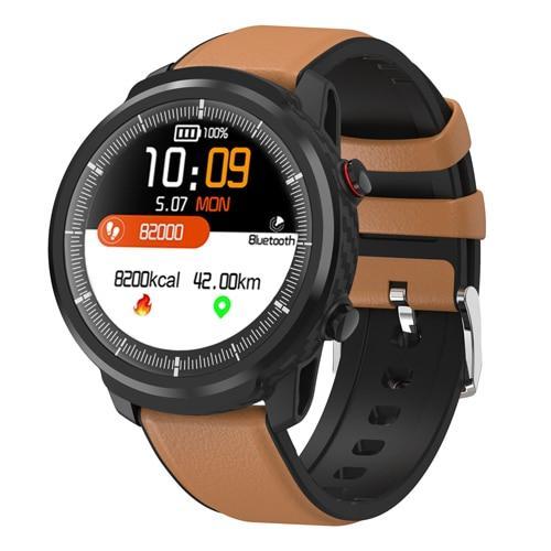 New IP68 Waterproof Heart Rate Pedometer Fitness Tracker Smartwatch For iPhone Androids - RAPBLUE