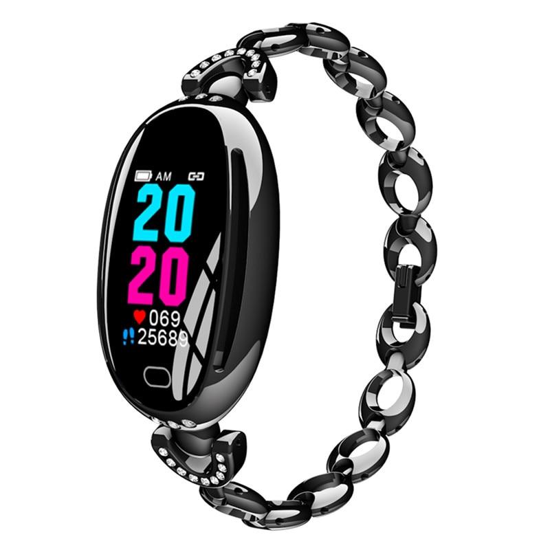 New Fitness Heart Rate Sleep Monitor Sport Bracelet Smartwatch For Ladies Women - RAPBLUE