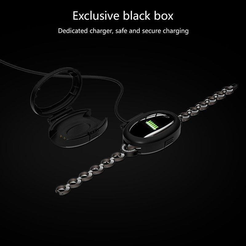 New Fitness Heart Rate Sleep Monitor Sport Bracelet Smartwatch For Ladies Women - RAPBLUE