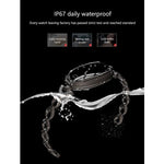 New Fitness Heart Rate Sleep Monitor Sport Bracelet Smartwatch For Ladies Women - RAPBLUE