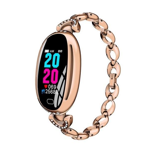 New Fitness Heart Rate Sleep Monitor Sport Bracelet Smartwatch For Ladies Women - RAPBLUE