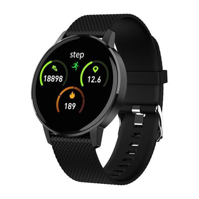 Smartwatch Heart Rate Monitor Fitness Tracker IP68 Waterproof For Android IOS - RAPBLUE