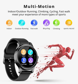 New Heart Rate Fitness Monitor Dynamic Bluetooth Sport Smartwatch For iOS Android - RAPBLUE