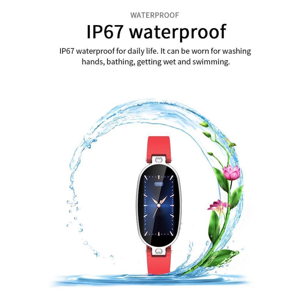 New Waterproof Heart Rate Monitor Sport Fitness Tracker Bluetooth Smartwatch For Android iPhones - RAPBLUE