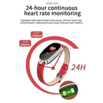 New Waterproof Heart Rate Monitor Sport Fitness Tracker Bluetooth Smartwatch For Android iPhones - RAPBLUE