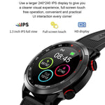 New Waterproof Full Touch IPS Screen Heart Rate Sport Fitness Tracker Smartwatch For iPhones Android - RAPBLUE