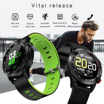 New Waterproof Full Touch IPS Screen Heart Rate Sport Fitness Tracker Smartwatch For iPhones Android - RAPBLUE